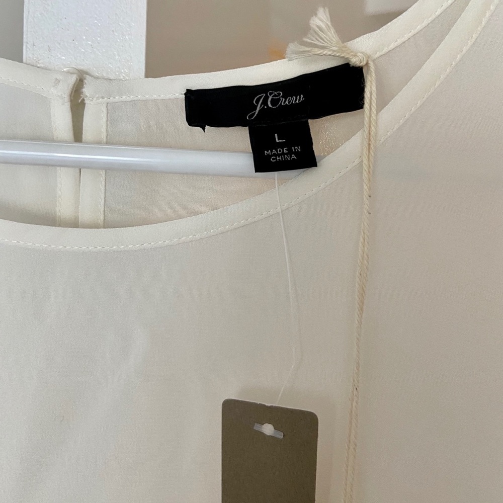 NWT J. Crew 100% Silk Blouse